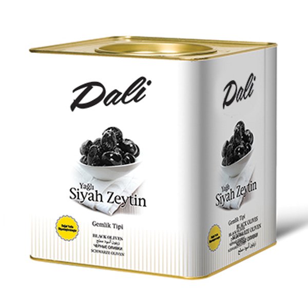 ドンワ　黒一色　10尺 Yağlı Siyah Zeytin Teneke 10 Kg. 351/410(XS-3XS)