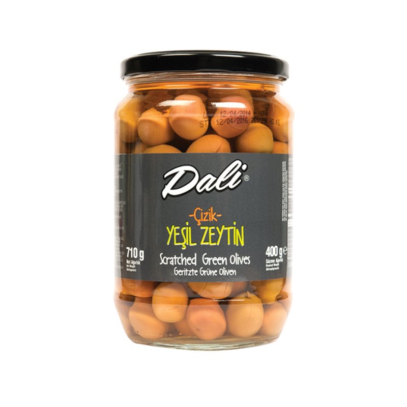 Edremit Çizik Yeşil Zeytin 400 gr. Cam 261/290 (M)