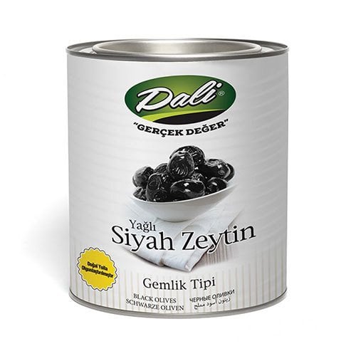 Yağlı Siyah Zeytin Teneke 2 Kg. 231/260