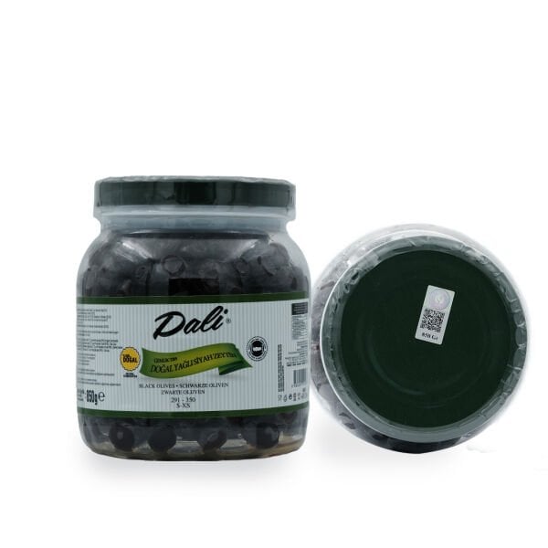Yağlı Siyah Zeytin Pet 850 gr. 291/350(S/XS )