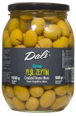 Kırma Yeşil Zeytin 900 gr. 141/160 ( 4 XL )