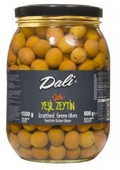 Edremit Çizik Yeşil Zeytin 900 gr. Cam 261/290 (M)